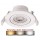 Foco Downlight LED Orientable Redondo Blanco Ø90mm 7w CCT Seleccionable